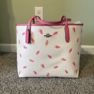 Coach popsicle tote bag